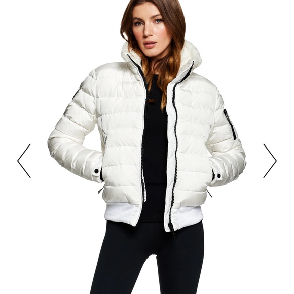 SAM. Jackets & Blazers - SAM. Saylor Down Ski Snow Jacket Bomber Matte White M Sold Out
